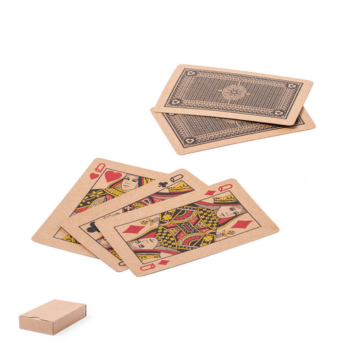 French playing cards of nature line, made of solid recycled cardboard - Trebol Personalised