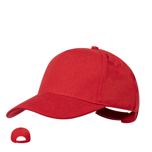 5-panel nature line cap, made from a combination of recycled cotton and recycled polyester - Pickot Personalised