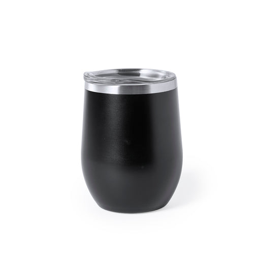Table-top insulated cup made of stainless steel, with double wall and 350ml capacity - Bobby Personalised