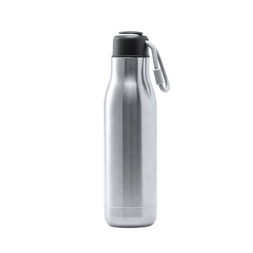 Stainless steel, double walled thermal bottle with 830ml capacity and glossy finish - Higrit Personalised