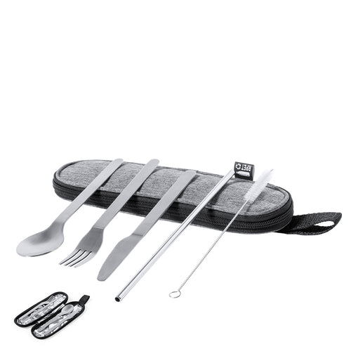 Reusable cutlery set made of strong and durable stainless steel - Tailung Personalised