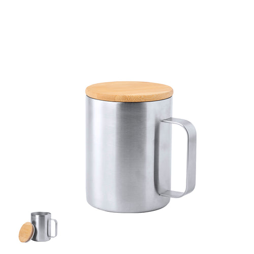 Stainless steel thermal mug with a capacity of 350ml - Ricaly Personalised