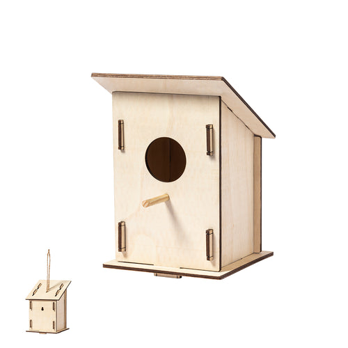 Unique birdhouse made of 4mm thick wood - Pecker Personalised