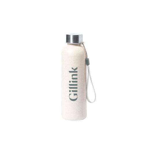Bottle in veined PE with 600ml capacity and BPA-free - Wistel Personalised