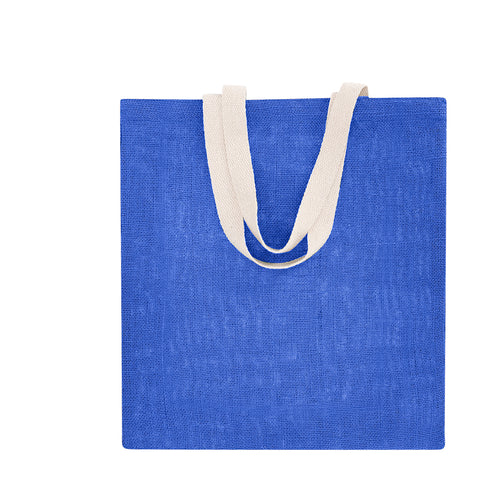 Bag in resistant combination of 240g/m2 jute body and cotton handles, both in natural tones - Brios Personalised