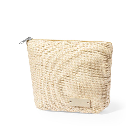 Beauty bag in synthetic material, with zip closure and metal puller - Chack Personalised