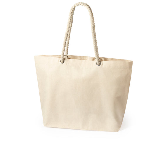 Bag made of durable cotton, 220 g/m², with white cotton handles - Kauly Personalised