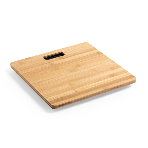 Nature line scale in bamboo, with non-slip base - Berry Personalised