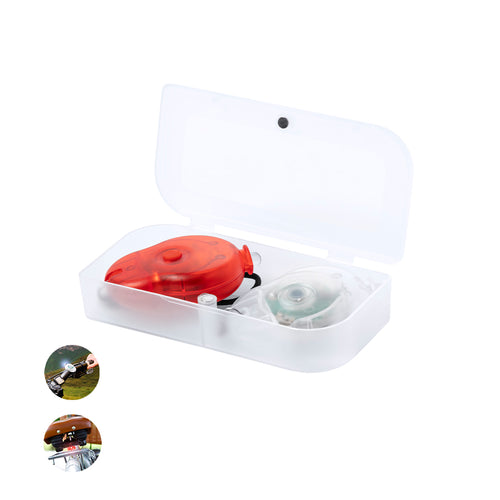Set of LED safety lights for bike - Bowel Personalised