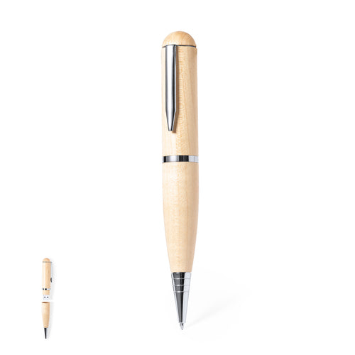 USB ball pen in nature line - Kornon 16GB Personalised
