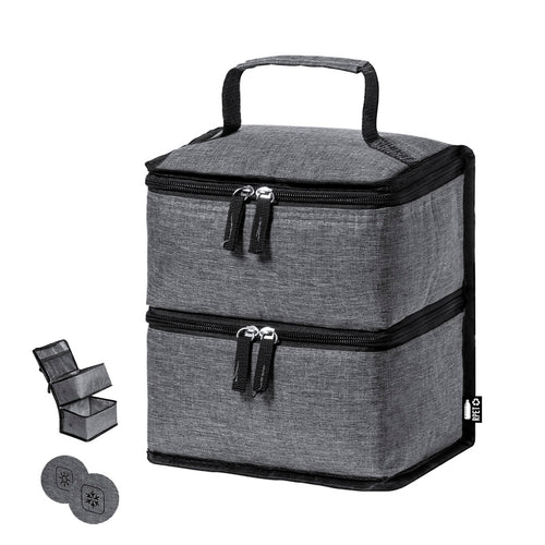 Practical, nature line, double compartment cooler bag - Stacy Personalised