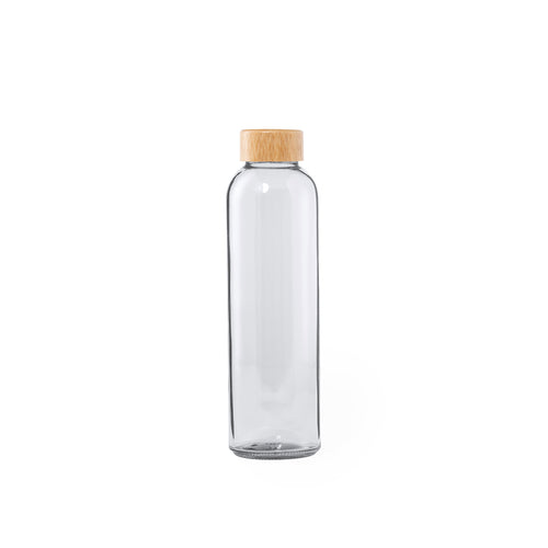 Transparent, 500ml capacity glass bottle - Yonsol Personalised