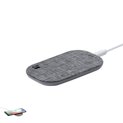 Nature line wireless charger with handy oval design and 10W wireless charging function - Yeik Personalised