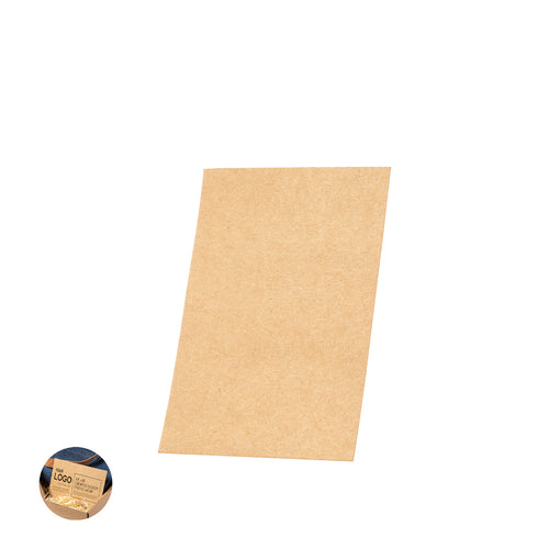 Card made of recycled cardboard and kraft finish - Kotix Personalised