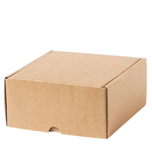 Small-sized presentation box, made of corrugated cardboard with a kraft finish - Ciril Personalised