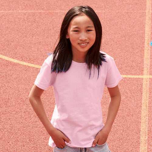 Girl color T-shirt Iconic by Fruit Of The Loom Personalised