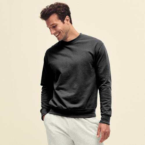 Adult sweatshirt Lightweight Set-In Sweat by Fruit Of The Loom Personalised