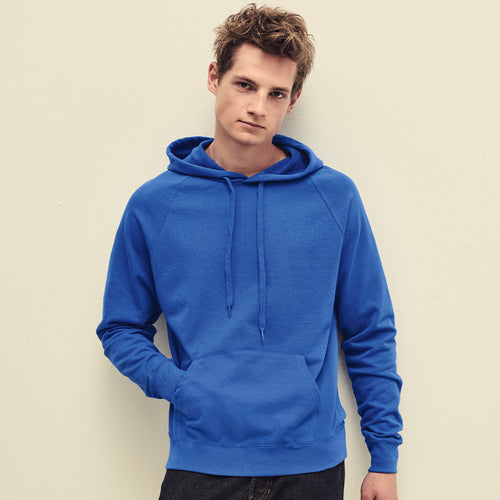 Adult sweatshirt Lightweight Hooded Sweat by Fruit Of The Loom Personalised