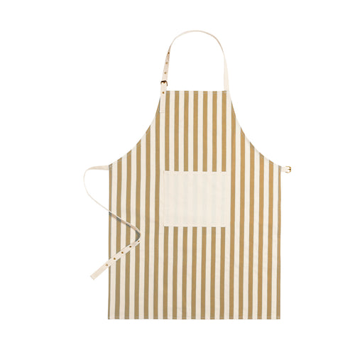 Nature line apron made of organic cotton material, grown using sustainable methods, without insecticides, fertilizers or other chemicals, thus favoring the care of the environment - Kuirtel Personalised
