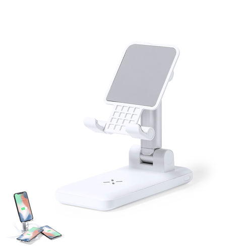 All-in-one folding multifunctional holder, made of durable white ABS - Cheviot Personalised