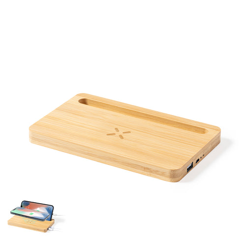 Wireless organizer and charger 15W in nature line - Loubron Personalised