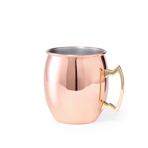 500 ml capacity mug in stainless steel with outside coating of galvanized copper - Keynes Personalised