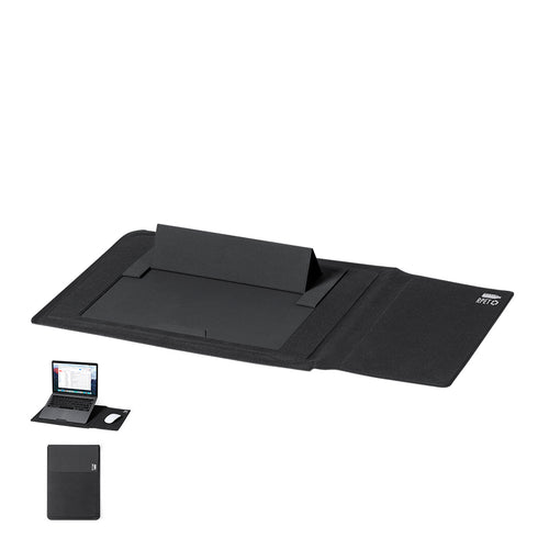 Computer case made of 600D RPET polyester, made from recycled plastic, encouraging the reuse of plastic waste and helping the sustainability of the planet - Broomer Personalised