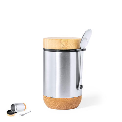 Lunch box in nature line and 450 ml capacity - Cambrix Personalised