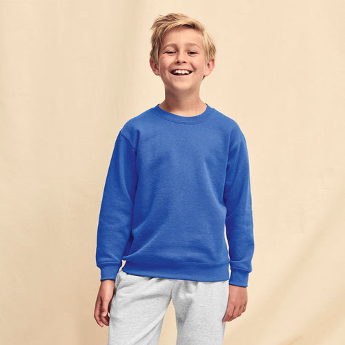 Kid sweatshirt Clasic Set-In Sweat by Fruit Of The Loom - Classic Set-In Sweat Personalised
