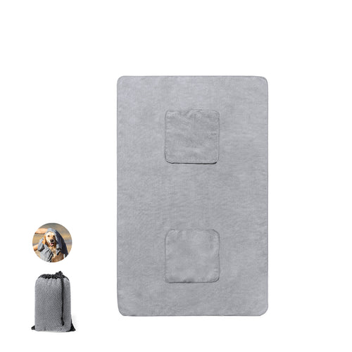 Pet towel made of durable 160g/m2 polyester - Yelyn Personalised