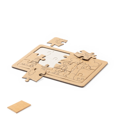 Nature line puzzle set made in recycled cardboard - Clavier Personalised