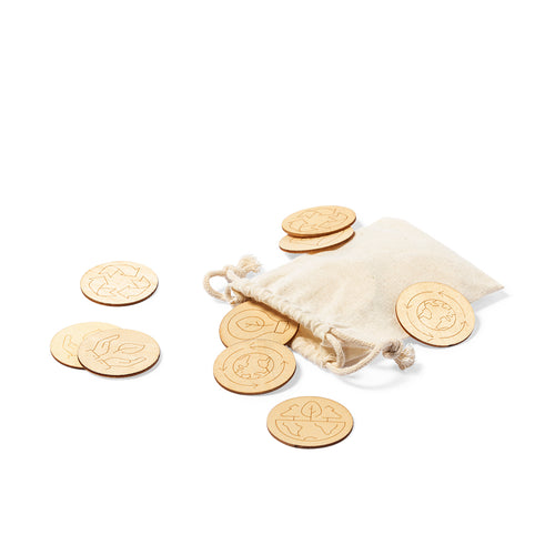 Ecological awareness game made of wood - Lauby Personalised