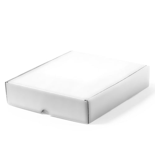 XL-sized presentation box, made of corrugated cardboard with a white finish - Magdus Personalised