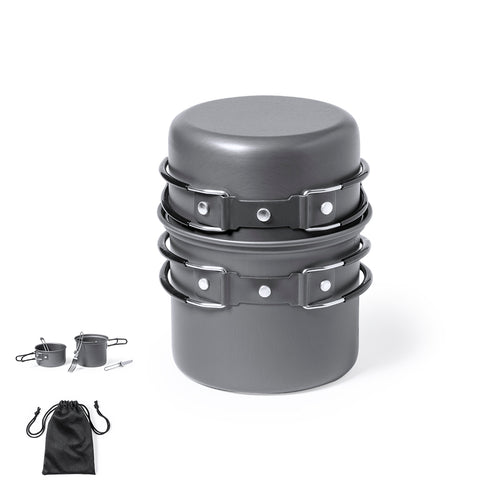 Complete set of camping utensils in an ultra-compact size - Sondic Personalised
