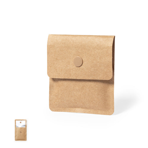 Nature line pocket ashtray, with laminated recycled paper outside and fireproof aluminium inside - Flament Personalised