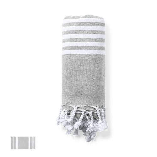 Pareo towel with two-colour design, made in 100% cotton material of 180g/m2 - Vedant Personalised