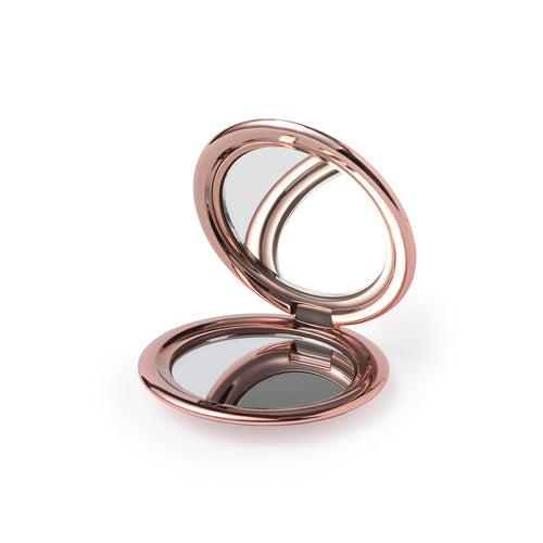 Folding mirror in elegant metallic finish - Busey Personalised