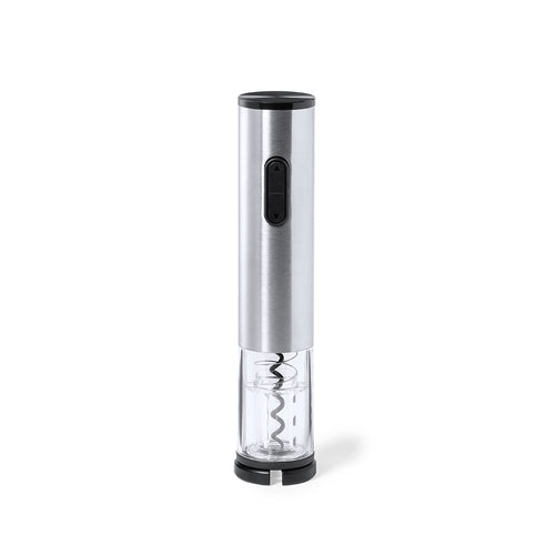 Electric corkscrew made in stainless steel and resistant ABS, with capsule cutter included - Deyong Personalised