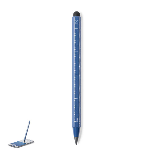 Multifunctional eternal pencil made of recycled aluminum - Teluk Personalised