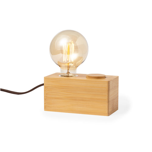 Lamp with vintage design, made in bamboo - Sarpal Personalised