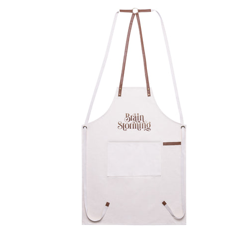 High-quality apron in resistant cotton canvas material, 340g/m2, with reinforced seams - Yorrent Personalised