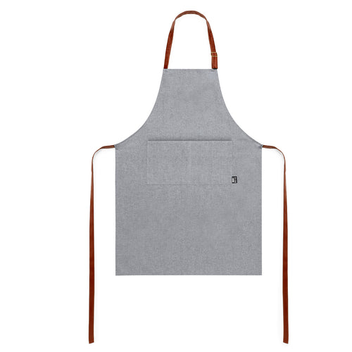 Nature line apron in RPET material, made from recycled plastic, to promote the reuse of plastic waste and help the sustainability of the planet - Hanaku Personalised