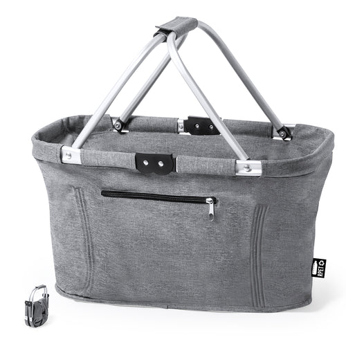 Foldable basket made of durable 600D RPET - Dorothy Personalised