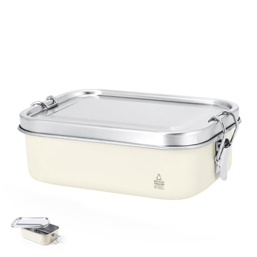 750 ml capacity lunch box, made in recycled stainless steel - Shonka Personalised