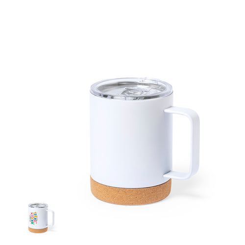 Tabletop insulated mug made of double-walled stainless steel and 330ml capacity - Wifly Personalised