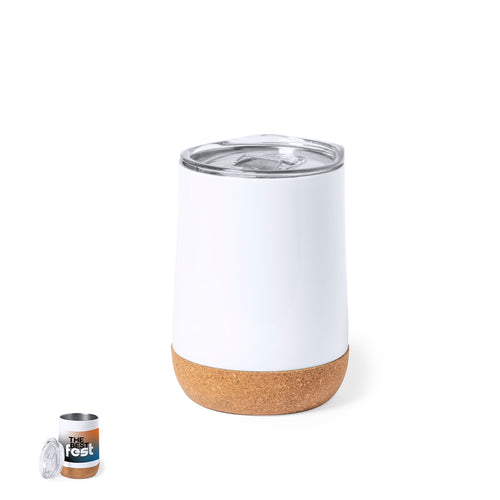 Insulated cup made of double walled stainless steel with a capacity of 330ml - Barker Personalised