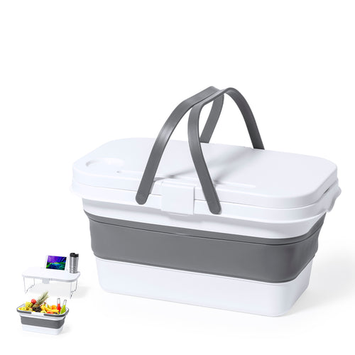 Foldable, multifunctional picnic cooler basket - Briant Personalised