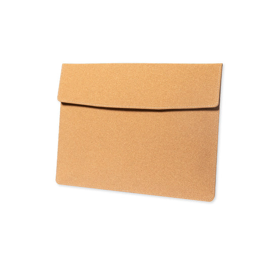 Premium quality, durable laptop sleeve made of cork, favouring the use of natural materials - Leyli Personalised