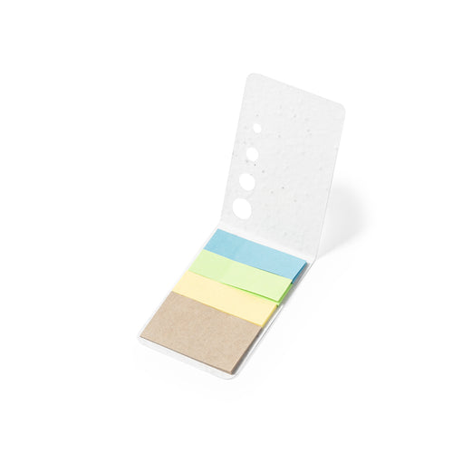 Nature line notepad, with covers made of recyclable and degradable seed paper - Amenti Personalised