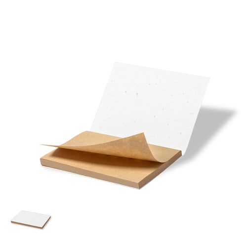 Nature line notepad, with covers made of recyclable and degradable seed paper - Zomek Personalised